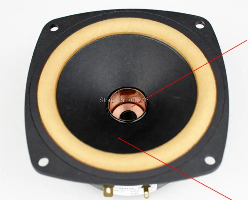 2 шт. Hi Fi 4 дюймовый Полнодиапазонный динамик низкочастотный diatone P410 8 Ом макс. 50