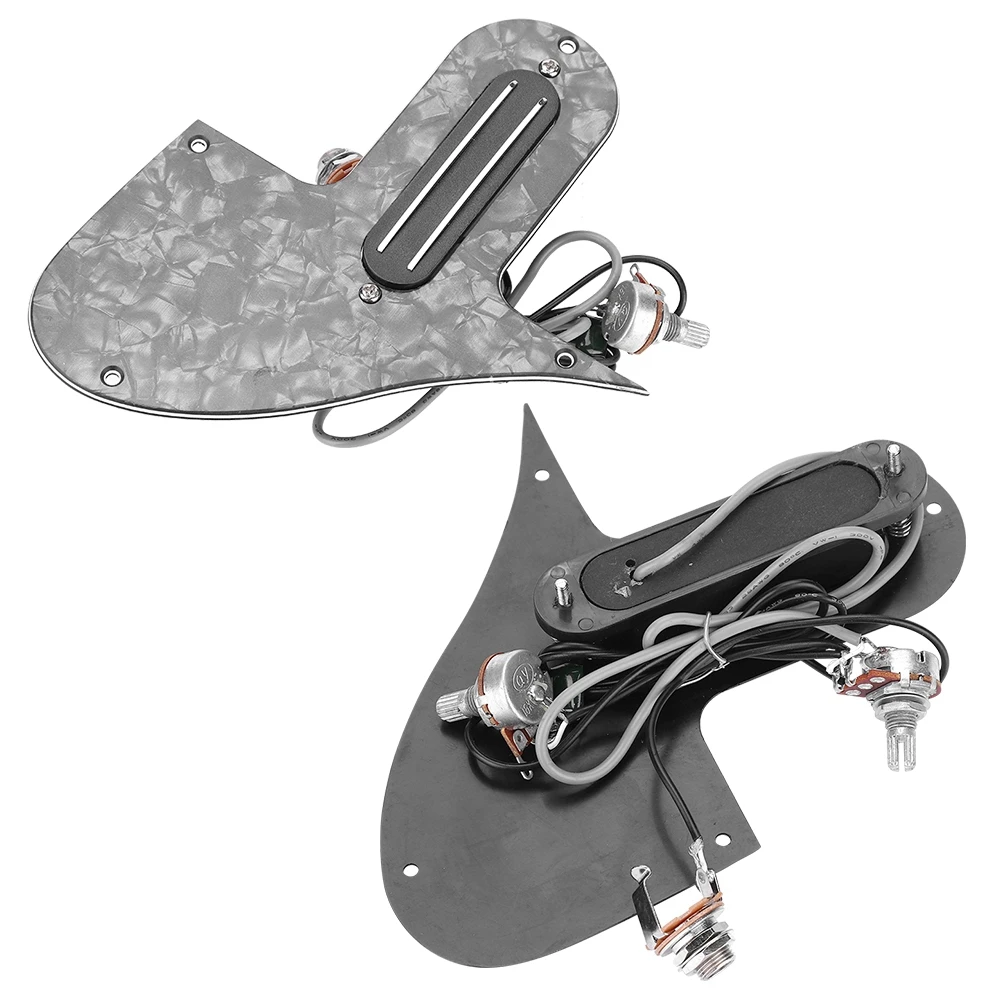 Двойная рейка Mandolin Pickguard загружен предпроводной пикап A500k B500k потенциометр