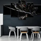 Модульные картины из 5 предметов, картины с изображением старших свитки в скайриме, игровые плакаты, постеры на холсте, картины на стену для украшения дома, декор на стену