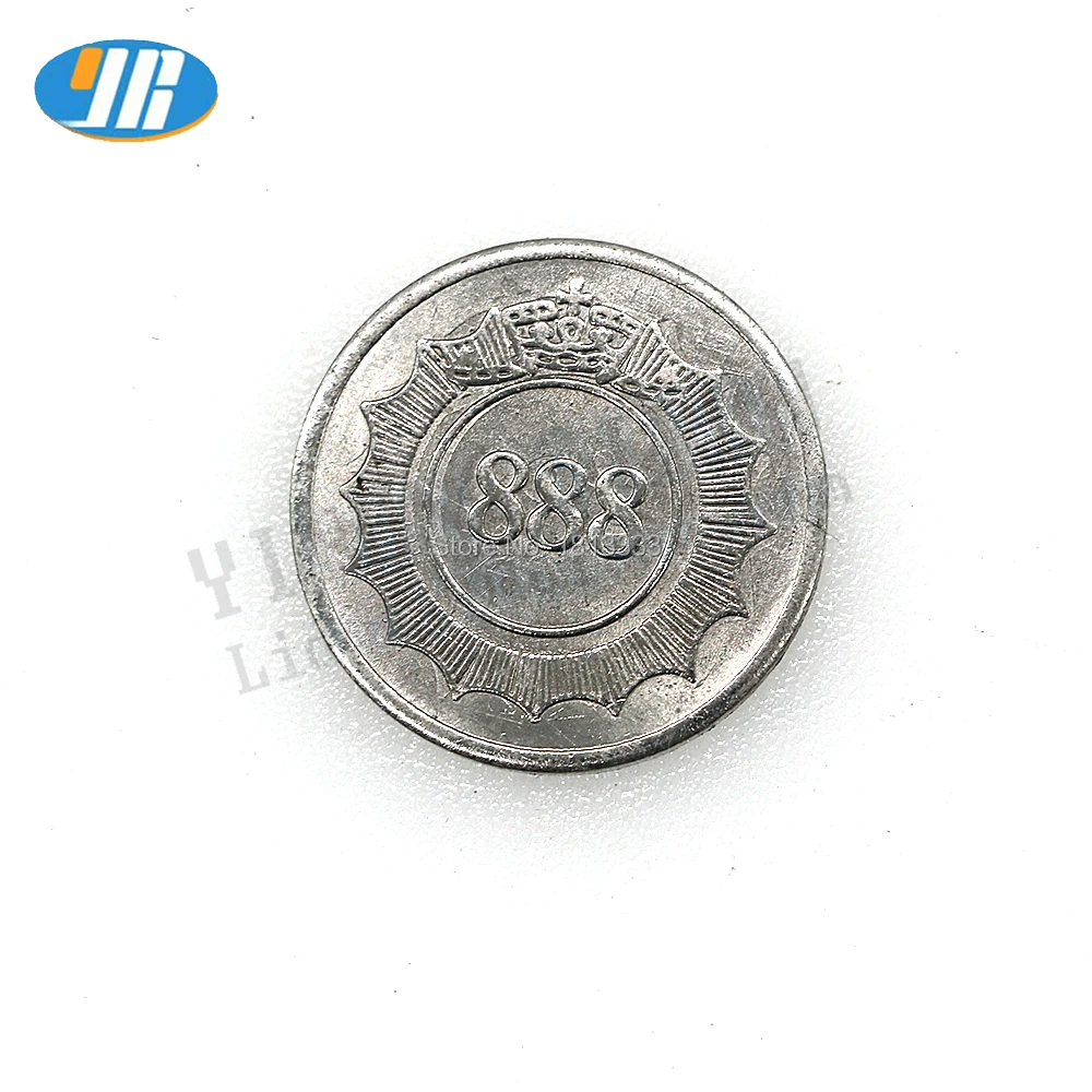 1000pcs 25*1.8mm Token Arcade Game Ctainless Steel Coin Instead Of Currency For Slot Crane Vending Machine | Спорт и развлечения