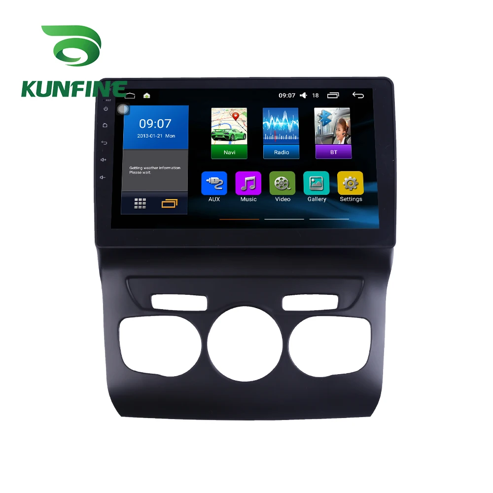 Восьмиядерный 1024*600 Android 8 1 автомобильный DVD GPS навигационный плеер Deckless стерео для