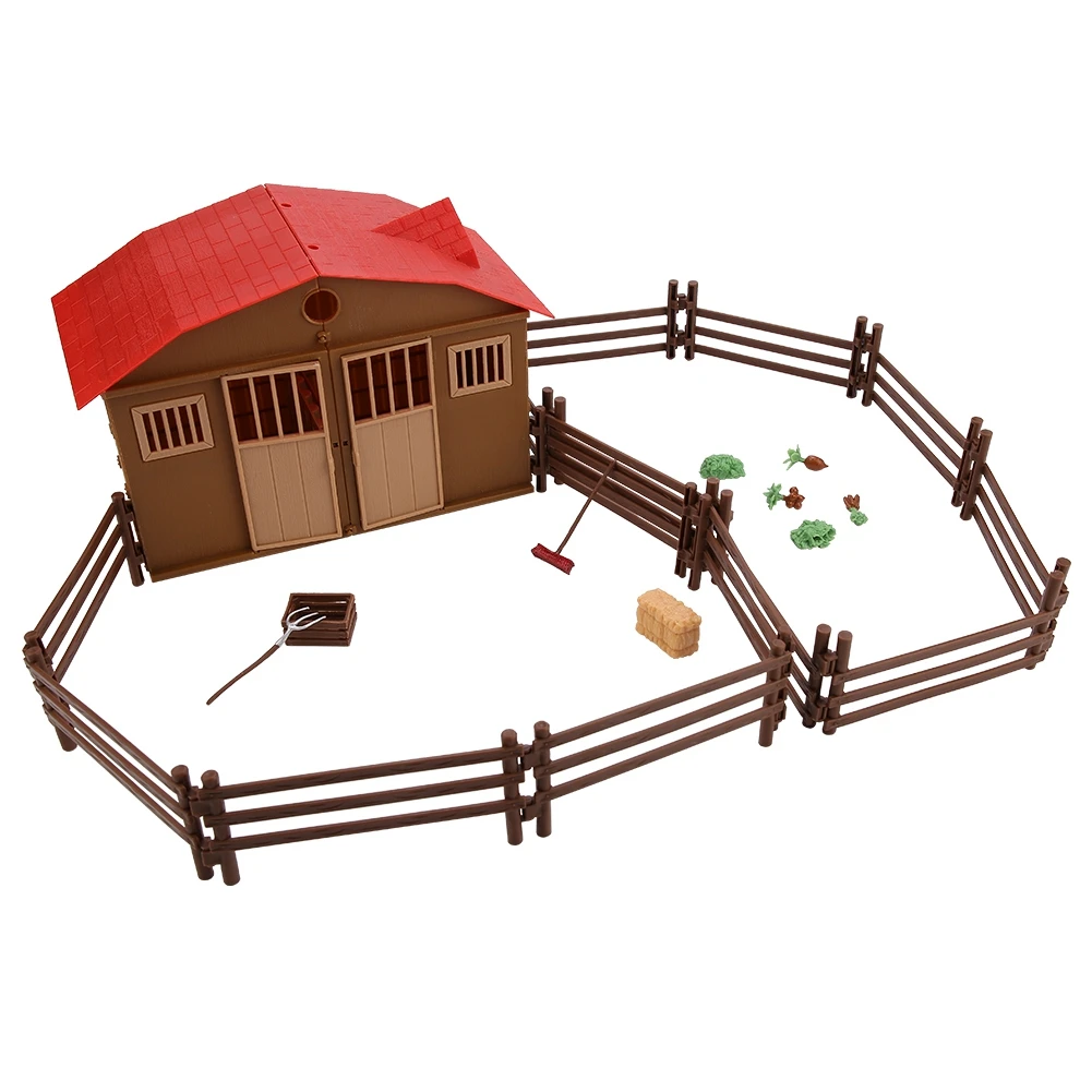 ESTINK имитация мини фермерский дом сцена модель Детская ферма DIY игрушка