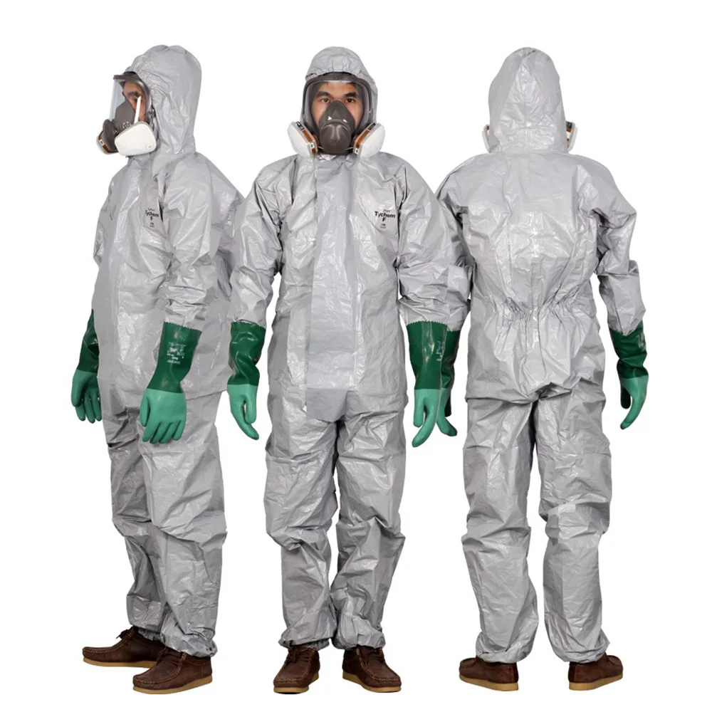 DuPont Pro защитная одежда рабочая одежда Защитный Комбинезон химическая защитная одежда с капюшоном серная кислота щелочь водонепроницаемый