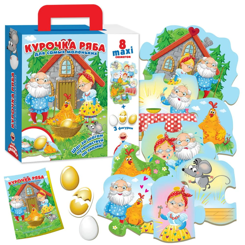 Игра настольная Vladi Toys путешествие по сказке &quotКурочка Ряба&quot|Карточные игры| |