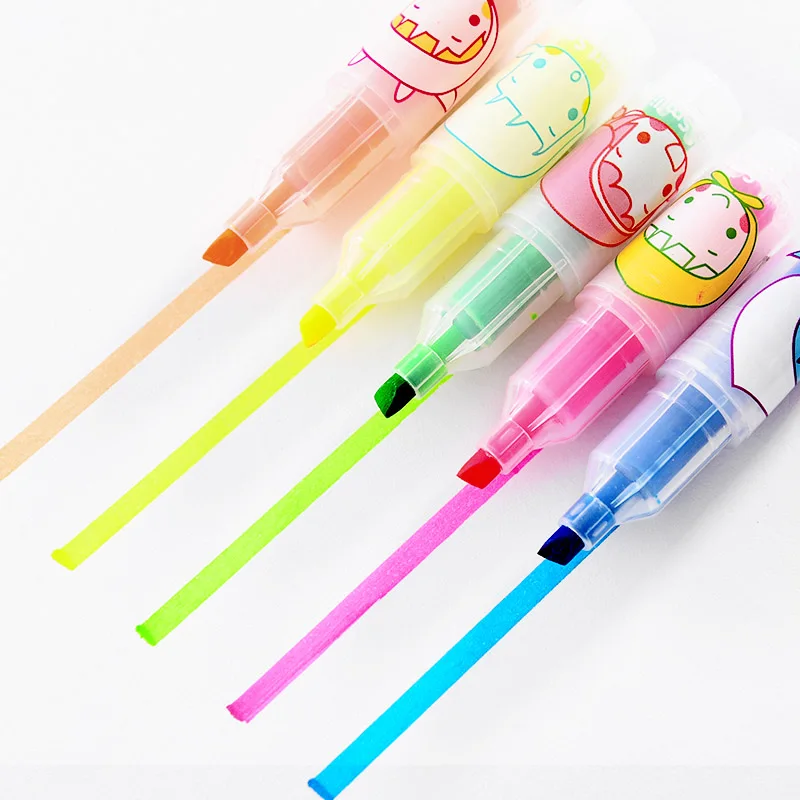5 шт./лот милые мини маркер Kawaii Мультфильм маркеры ручки для живописи дети обувь
