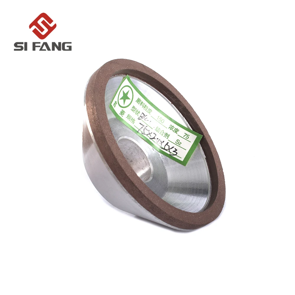

Diamond Grinding Wheel Resin Bowl-shaped 150 Grit Cutter Grinder For Carbide Metal 75x20x5x3mm