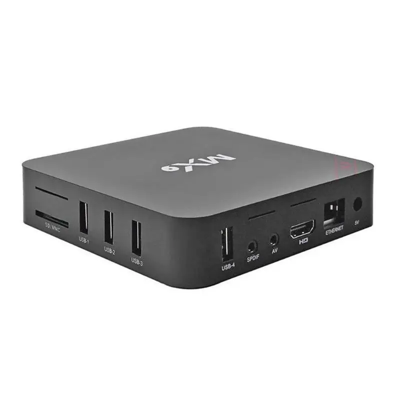 MX9 4 K четырехъядерный 1G/8G Android tv BOX Mini PC потоковый медиаплеер поддерживает sd карту