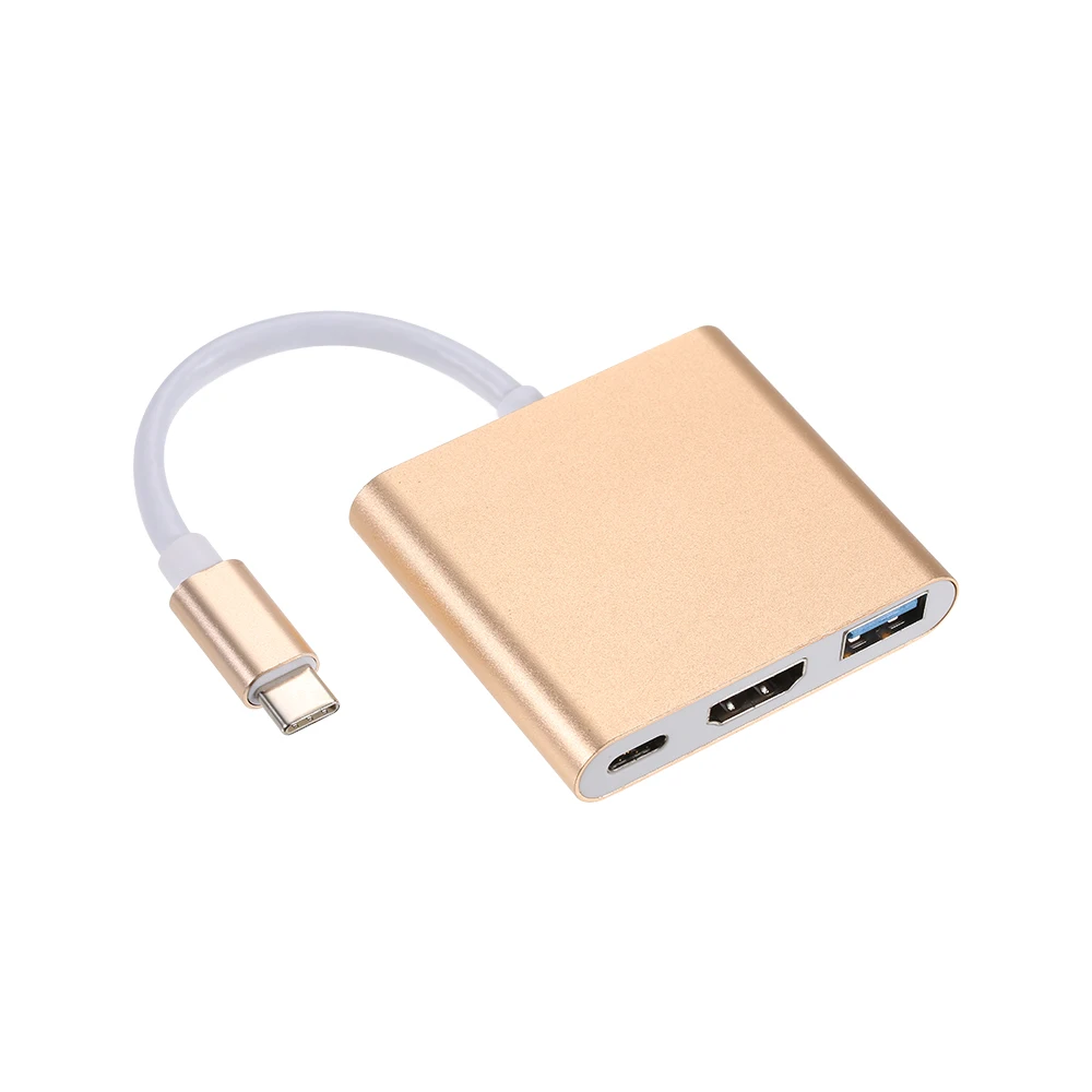 Адаптер USB 3.0 Type C на 3 1/HD/ C|USB-хабы| |