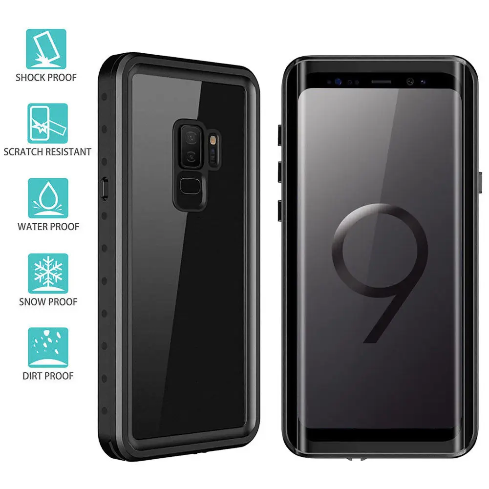 Водонепроницаемый ударопрочный чехол для Samsung Galaxy S8 S9 открытый летний