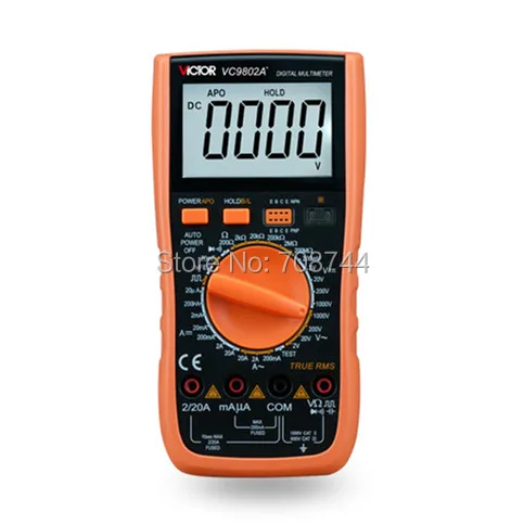 Цифровой мультиметр VICTOR VC9802A + профессиональный Victor цифровой напряжение