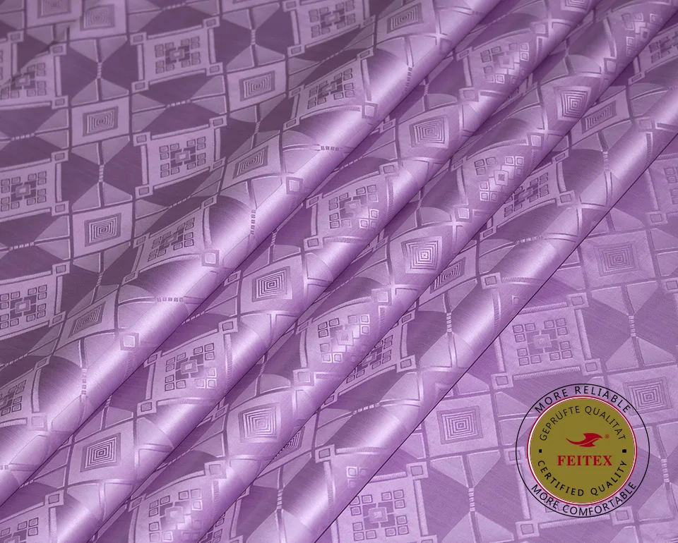 New Color Violet African Bazin Riche Cotton Fabric Guinea Brocade Damask For Wedding Party Dresses | Тематическая одежда и