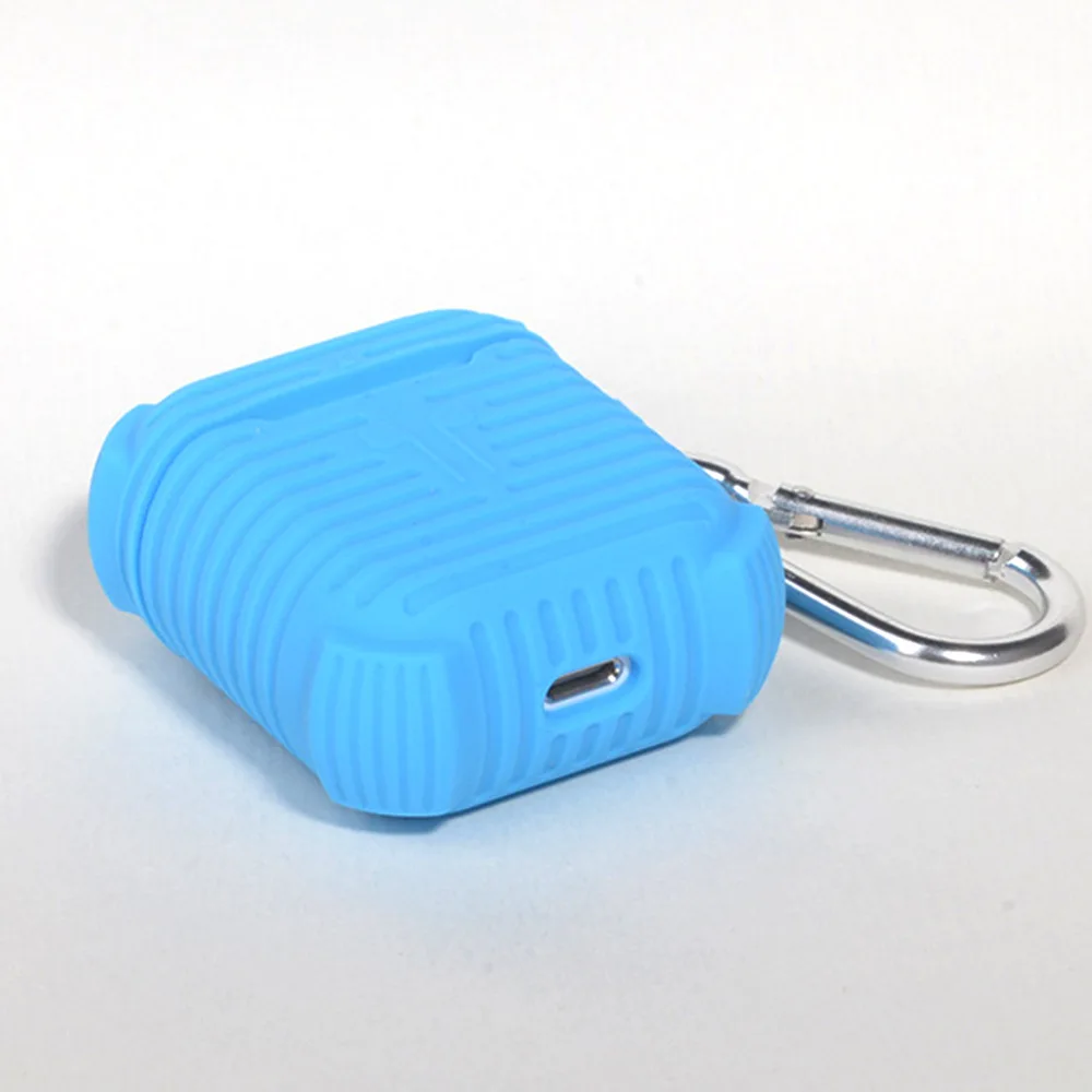 Мягкий силиконовый ударопрочный защитный чехол для Apple AirPods Funda Protectora наушники