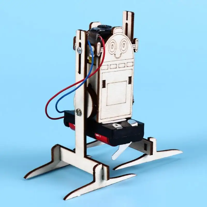 Студенческие DIY электрические ползающие игрушки научный эксперимент материал