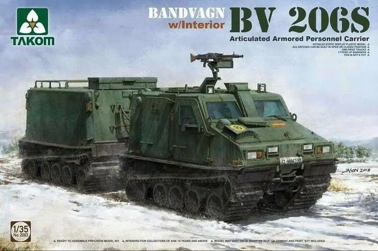 Takom 1/35 2083 Bandvagn BV 206S бронетранспортер ж/Интерьер | Игрушки и хобби