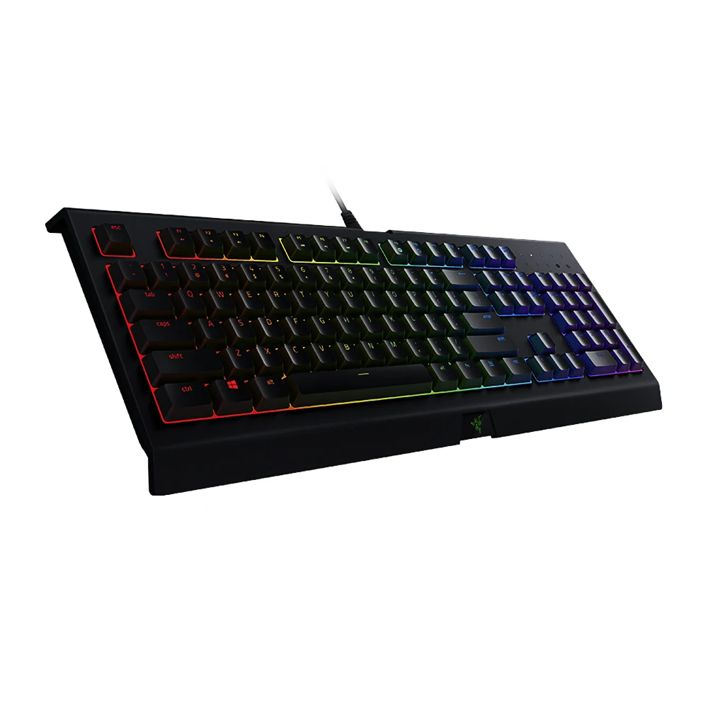 Игровая мембранная клавиатура razer Cynosa Chroma с RGB подсветкой, клавиатура для игры, полностью программируемые клавиши, 104 клавиш, защита от проливания