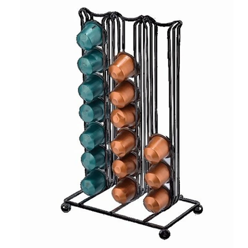 Oasiswj нержавеющая сталь металл кофе капсулы Nespresso Pod держатель башня стенд дисплей