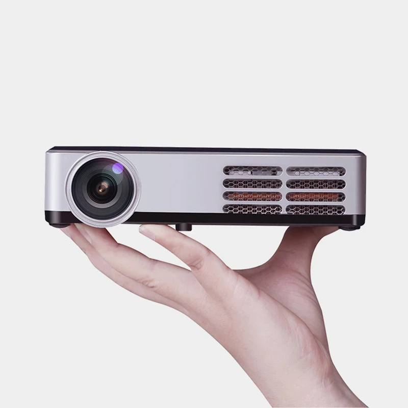 Портативный Android ручка Dlp600W Wifi домашний кинотеатр Hd мини умный проектор с
