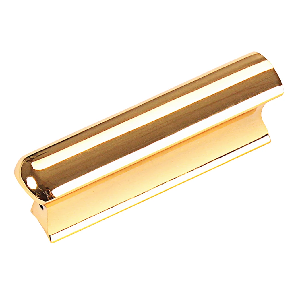 Золотая нержавеющая сталь Lap Slide Tone Bar Stick для гитары про игроков Гавайская