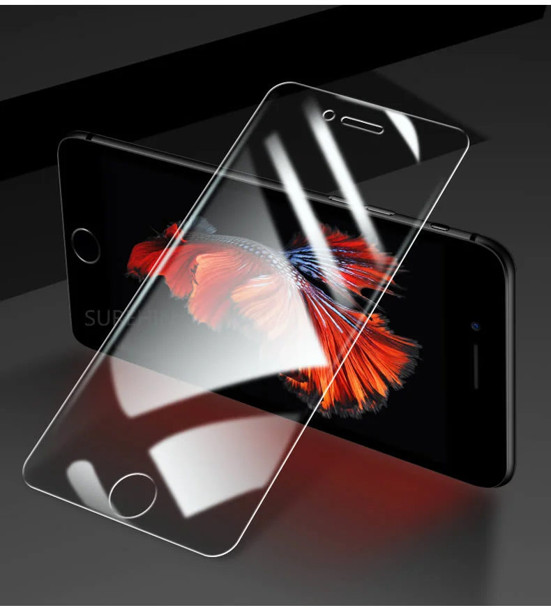 Закаленное стекло SUREHIN для apple iPhone 8 7 6 S Plus XS MAX XR изогнутое полноэкранное защитное 3