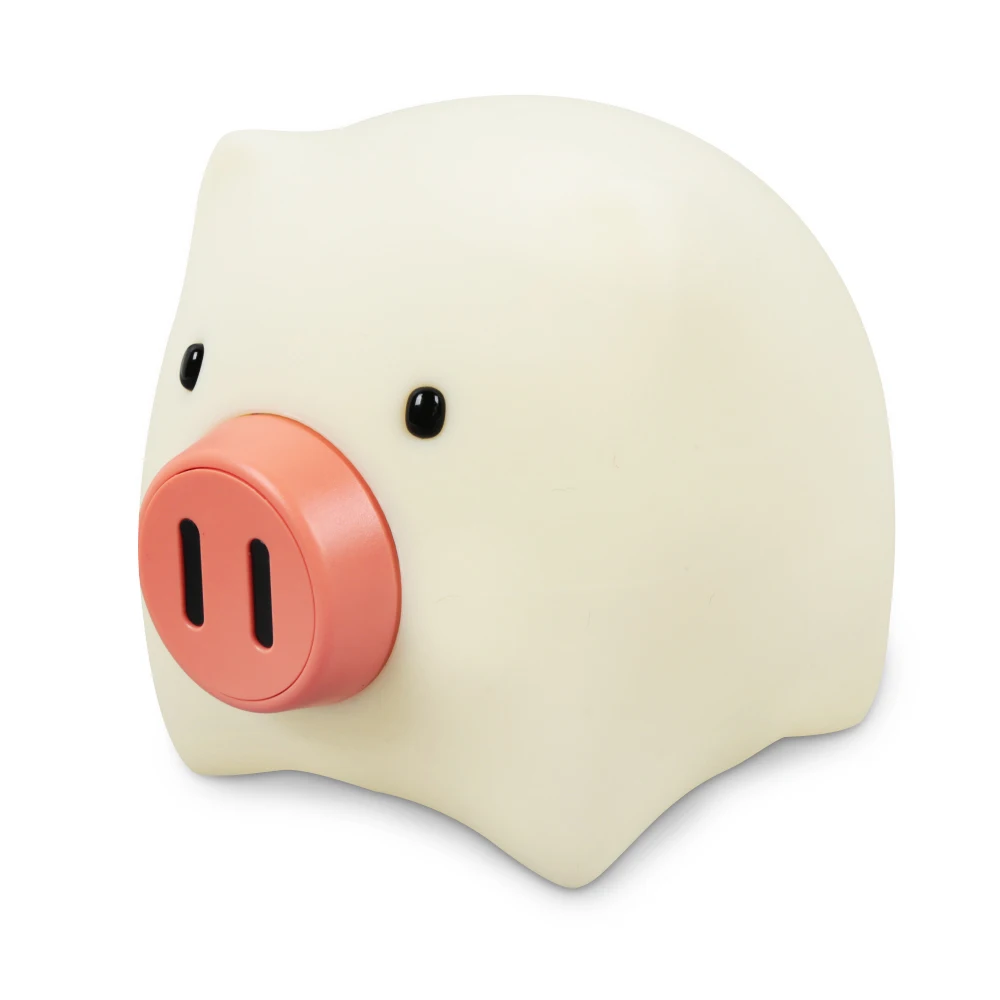 Usb зарядка Расслабляющая игрушка креативная силиконовая свинка ночник для детей