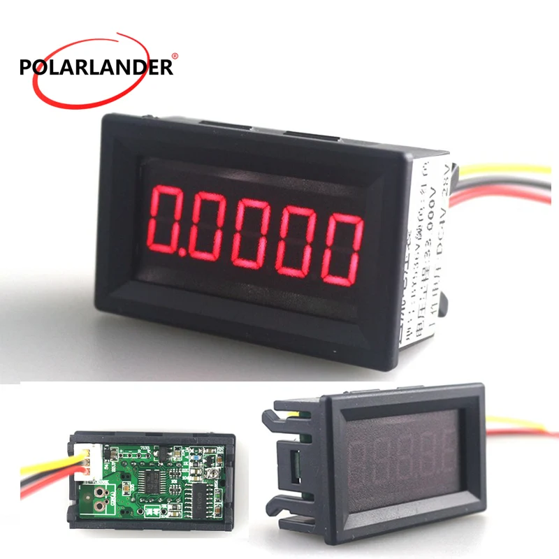 

Digital Voltmeter Battery 0.36" Voltage Monitor High Accuracy 3 Wires Red Mini Car LED Display DC 4-30V Voltage Meter