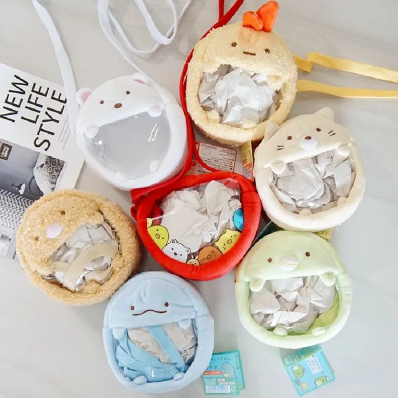 Kawaii Japanese Sumikko Corner San X 1 шт. био плюшевый рюкзак ручной биологический плащ женская