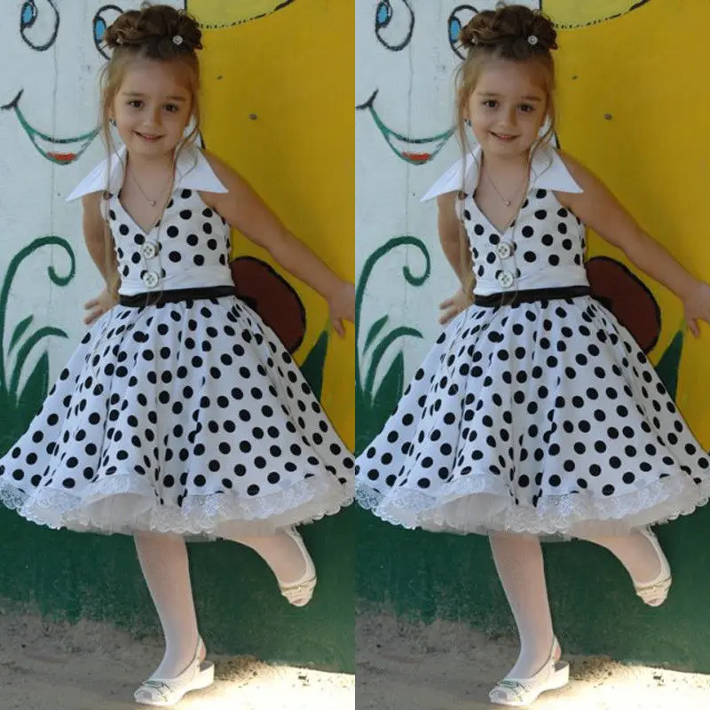 2019 Emmababy платье принцессы для маленьких девочек с открытой спиной без рукавов в