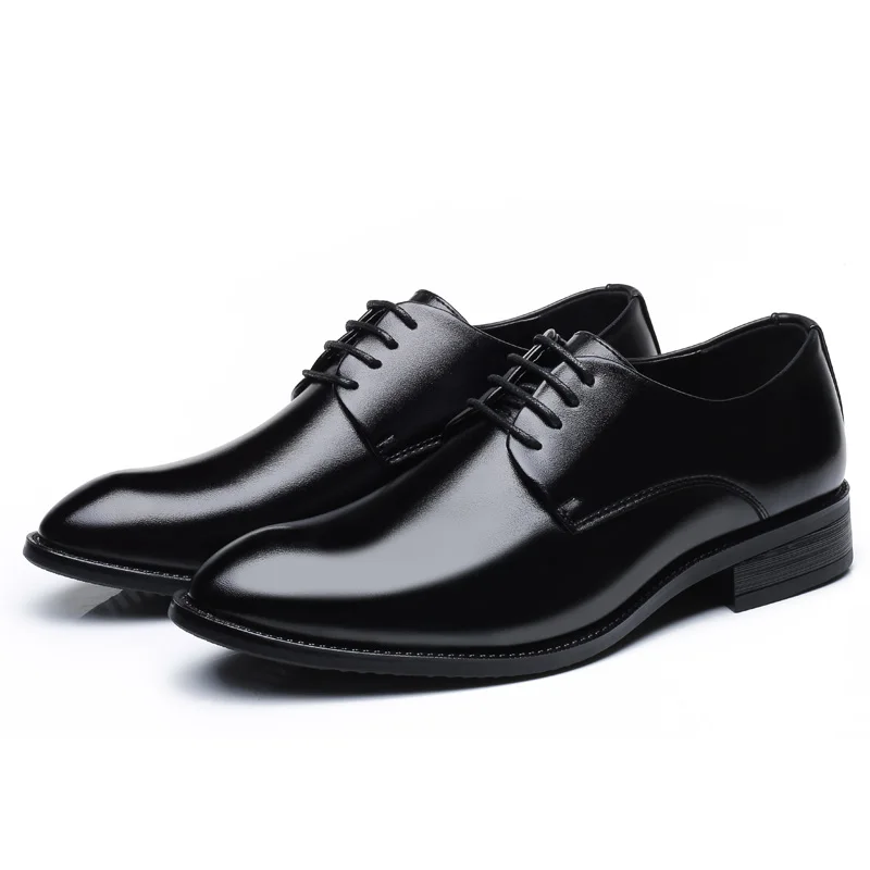 High New Men Shoes Non-slip Casual Leather Fashion Brand 2019 Black Male Footwear Soft Men's Quality | Обувь