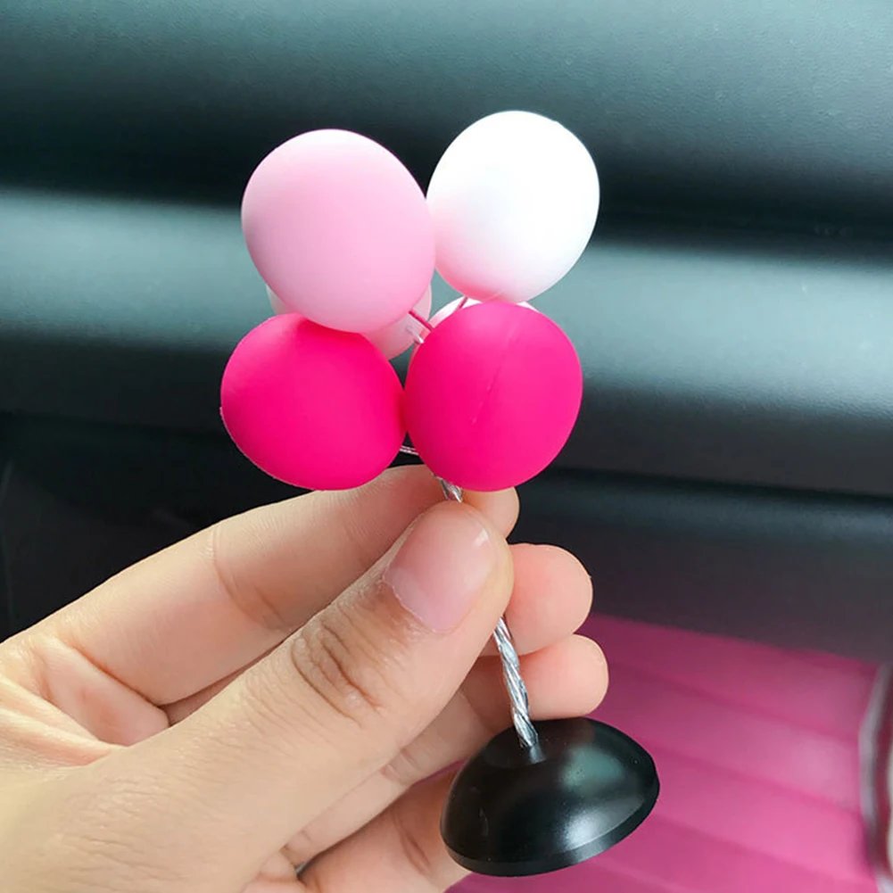 Romantic Car Dashboard Ornaments Balloon Multi Usage Interior Display For Automobile Vehicles TV Background Table Decoration | Дом и сад