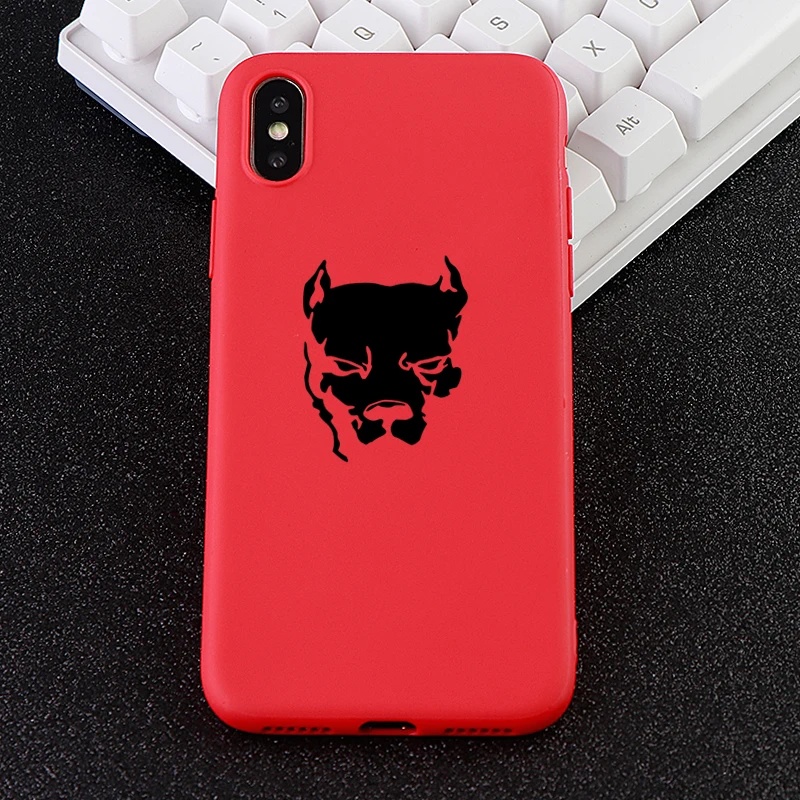 Funny Cell Phone Cases for iPhone 6s 7 8 Plus X XS MAX XR Case Bulldog Soft TPU Silicone Fitted Mobile Cover Accessories |