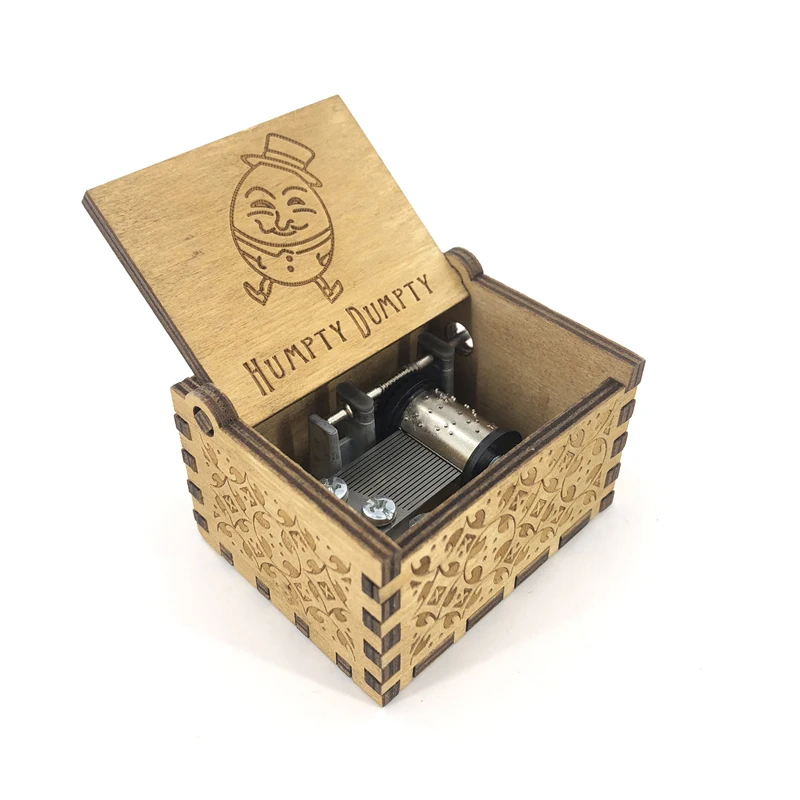 Anonymity hand crank Humpty Dumpty Music Box For Christmas Day Gifts Game of Thrones theme | Дом и сад