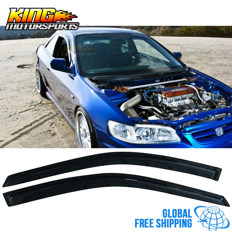 Акриловые оконные козырьки подходят для 98 02 Honda Accord купе 2 шт. набор глобальная