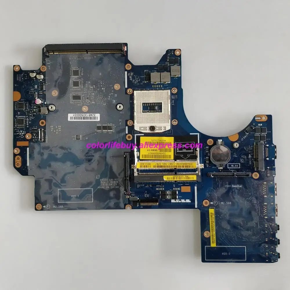Натуральная 5RW0M 05RW0M CN VAS00 LA 9331P ноутбук материнская плата для ноутбука Dell Alienware M17X R5