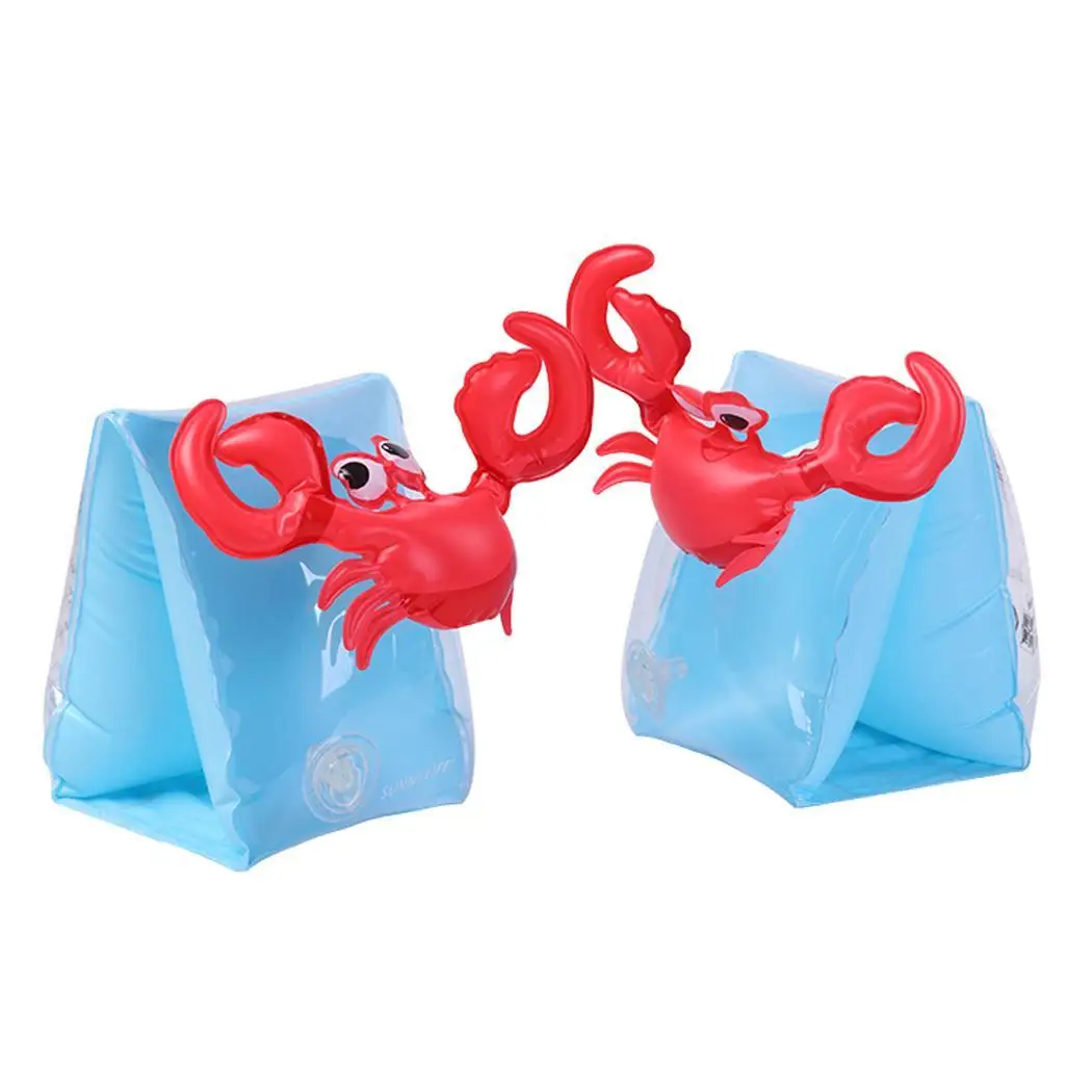 Надувной плавательный круг с мультяшным животным рисунком для взрослых и детей