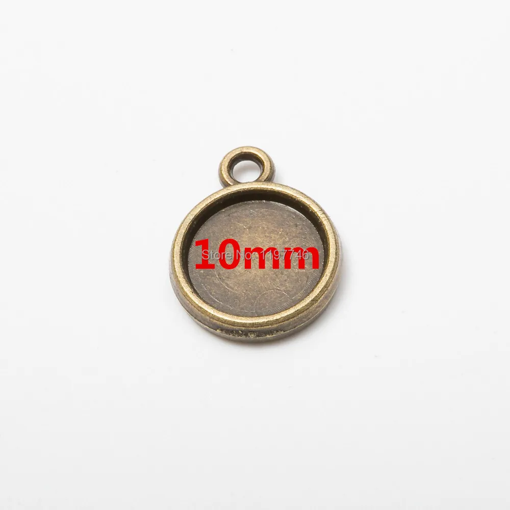 Основа для установки двойного лица бронзовый тон цинковый сплав кулон пустая