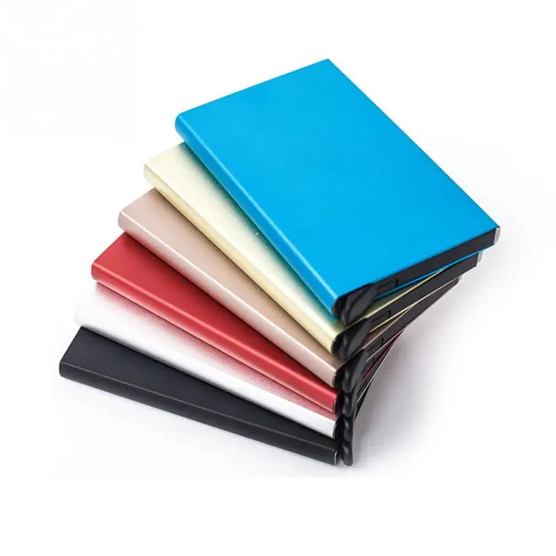 Алюминиевый сплав Анти Rfid Card Case блокирование банковской карты протектор