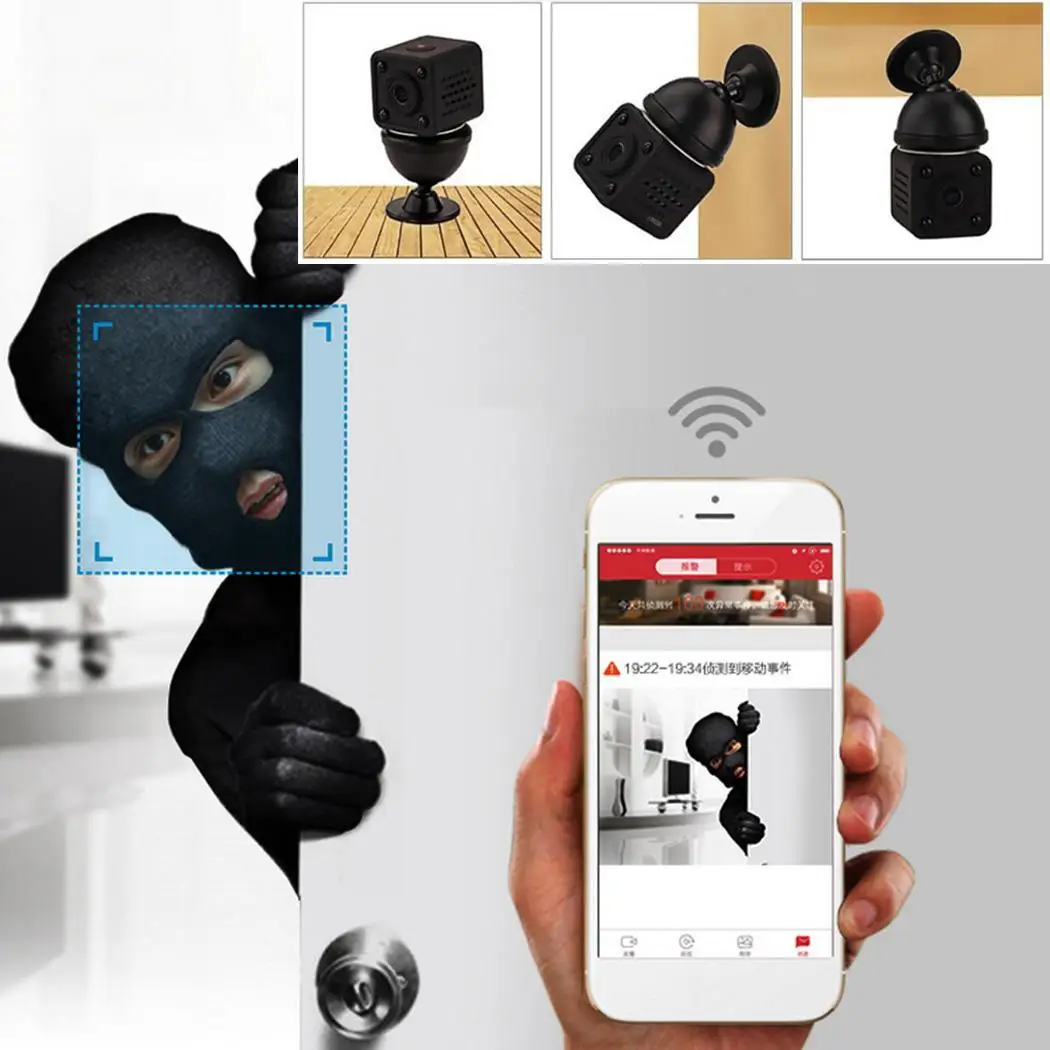 WiFi Home Mobile Phone Remote Built-in Battery Mini 3.1mm 8m 800mAh 720P Wireless Surveillance Camera 36G | Безопасность и защита
