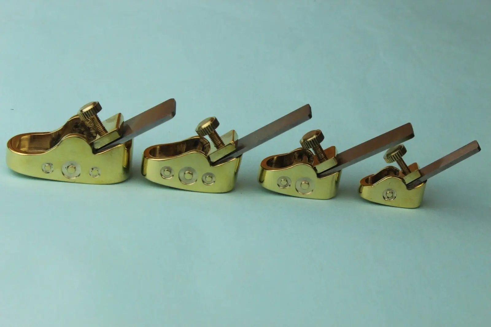 

Violin/Cello making tools, 4 pcs different sizes Mini Brass planes New Style