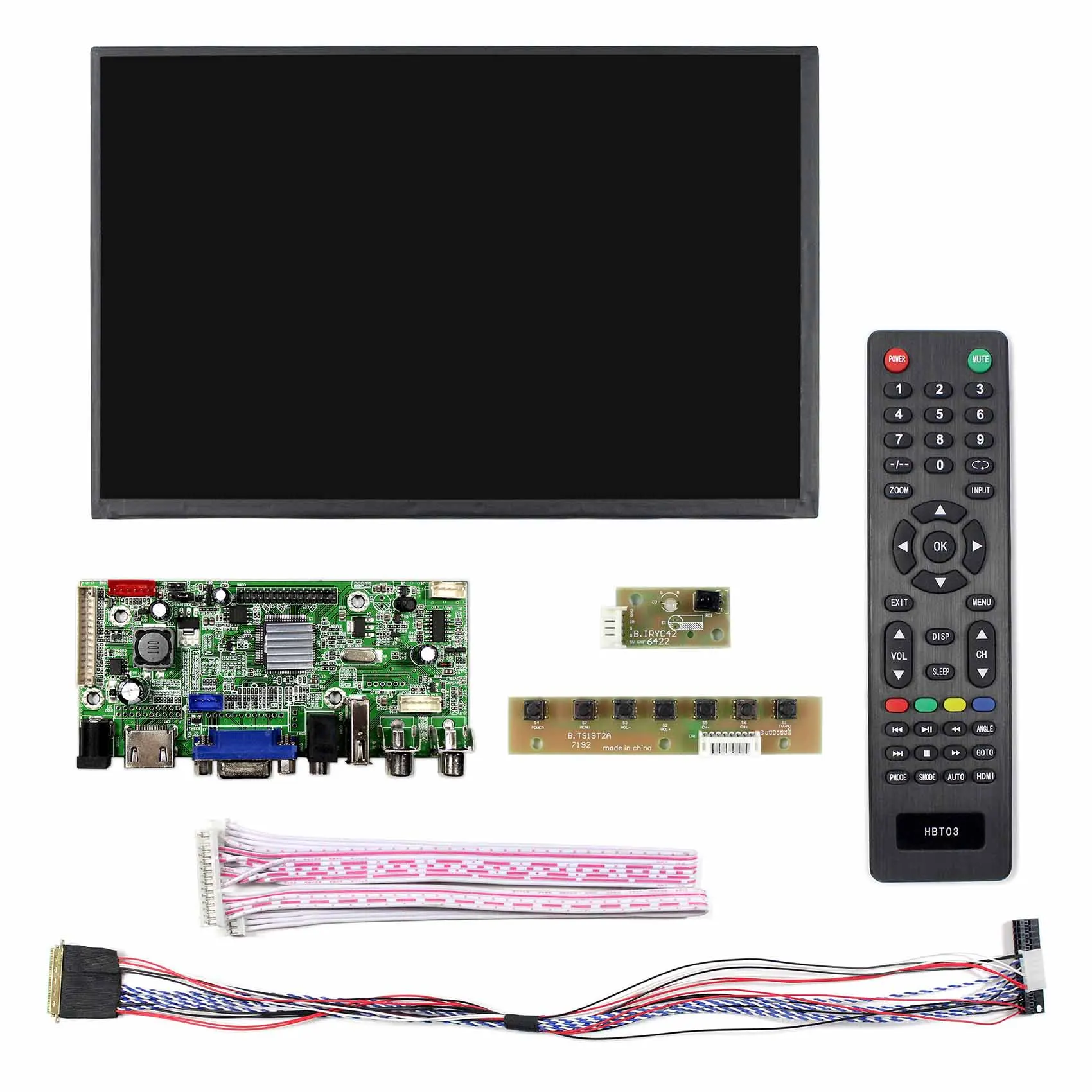 HD MI + VGA AV плата ЖК-контроллера с USB VS-V59AV-V1 работать 10 1 дюймов M101NWWB 1280X800 ЖК Экран |