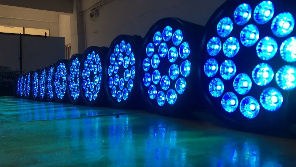 12 шт./18x12 Вт RGBW светодиодный прожектор PAR + чехол для дискотеки dmx сцены