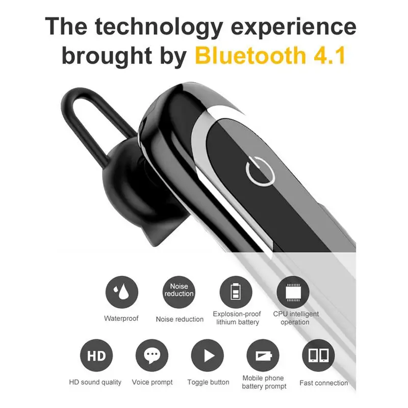 D5 Спорт Bluetooth 5 0 вкладыши Беспроводной гарнитура длинные Срок службы батареи