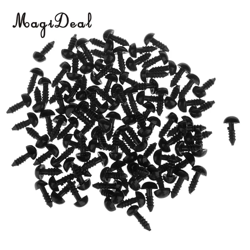MagiDeal Высокое качество 100 шт. пластик DIY ремесло треугольник нос животного для