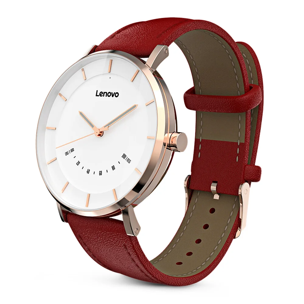 Оригинальный lenovo часы S Bluetooth Smartwatch 5ATM Водонепроницаемый умные кварцевые фитнес