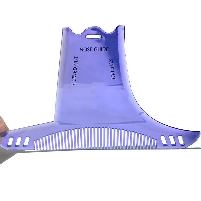 Шаблон для укладки и формирования Мужской Бороды гибкий гребень стрижки бороды