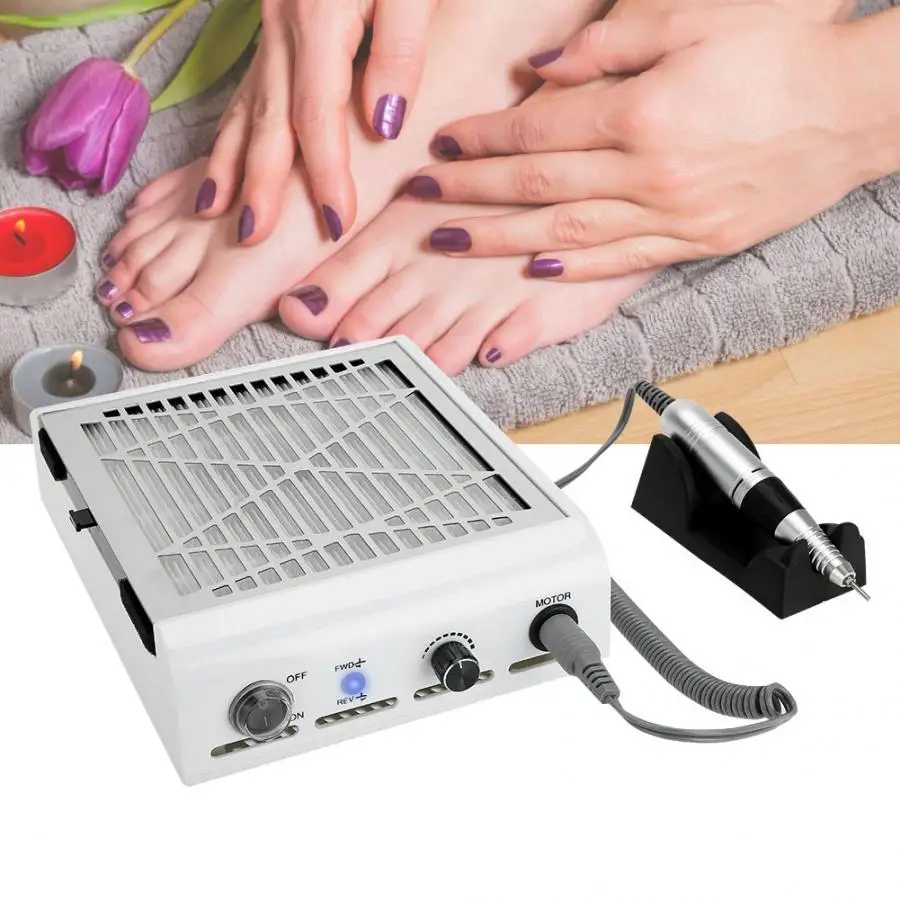 Manicure Vacuum Cleaner Nail Dust Collector Strong Nails Machine Original Screen Plate Suction | Красота и здоровье