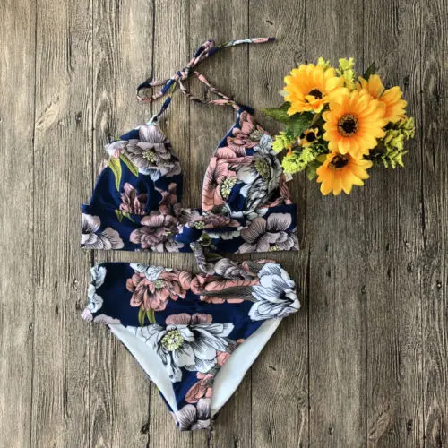 2019 Newest Hot Women Push-up Padded Bra Bandage Bikini Set Swimsuit Triangle Swimwear Bathing | Спорт и развлечения