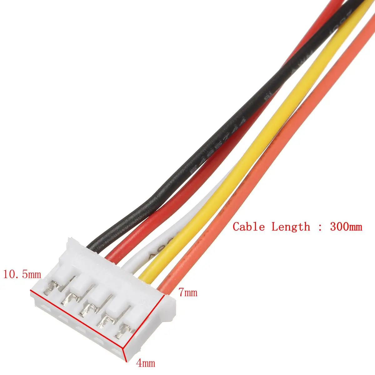 10 Pack/Set Mini Micro JST 2.0mm PH 5-Pin Connector Plug With Wires Cables 300mm | Автомобили и мотоциклы
