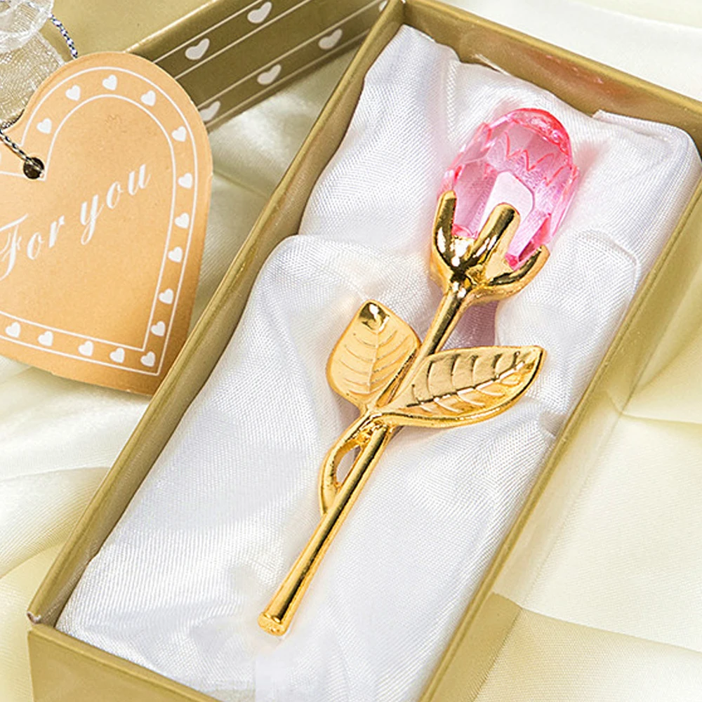 Artificial Crystal Rose Eternal Flower Romantic Beautiful Valentine Gift Props Simulated for Wedding Drop Shipping | Дом и сад