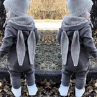 Милые заячьи ушки, пальто с капюшоном детские комбинезоны для младенцев, одежда для мальчиков и девочек Одежда для новорожденных комбинезон детский костюм детский наряд