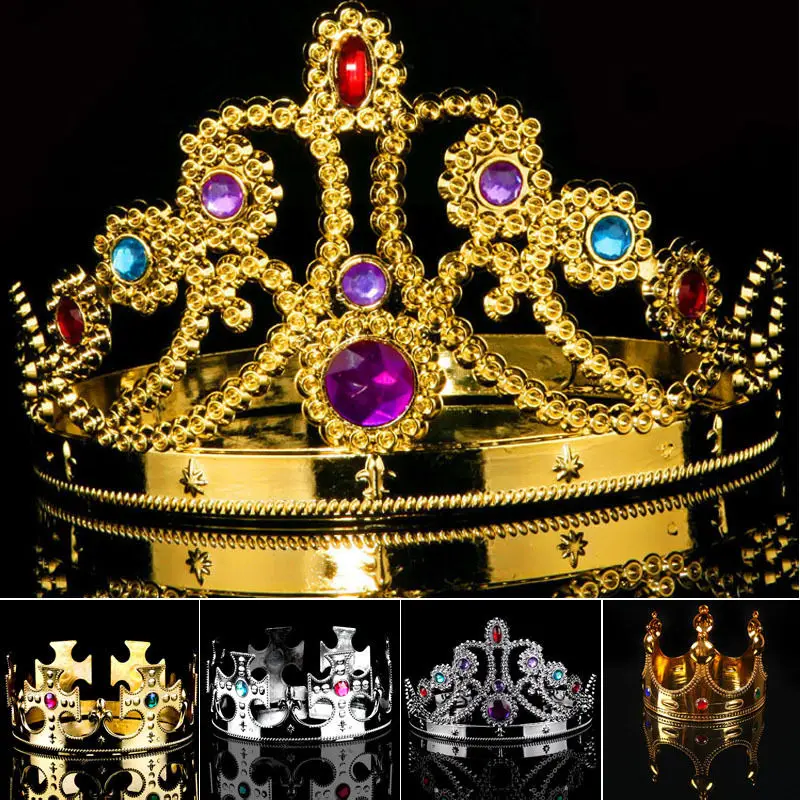 Bridal Princess Rhinestone Pearl Crystal Hair Tiara Wedding Crown Veil Headband Accessories | Party &amp Holiday DIY Decorations